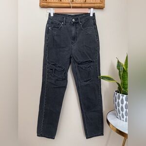 Black mom jeans American Eagle